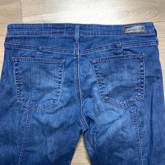 AG Adriano Goldschmied The Reagan Paneled Zippy Skinny Mid Rise Jeans Size 31R - Picture 6 of 10